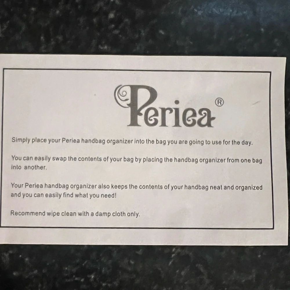 Periea Handbag Organizer Insert New - Picture 12 of 15
